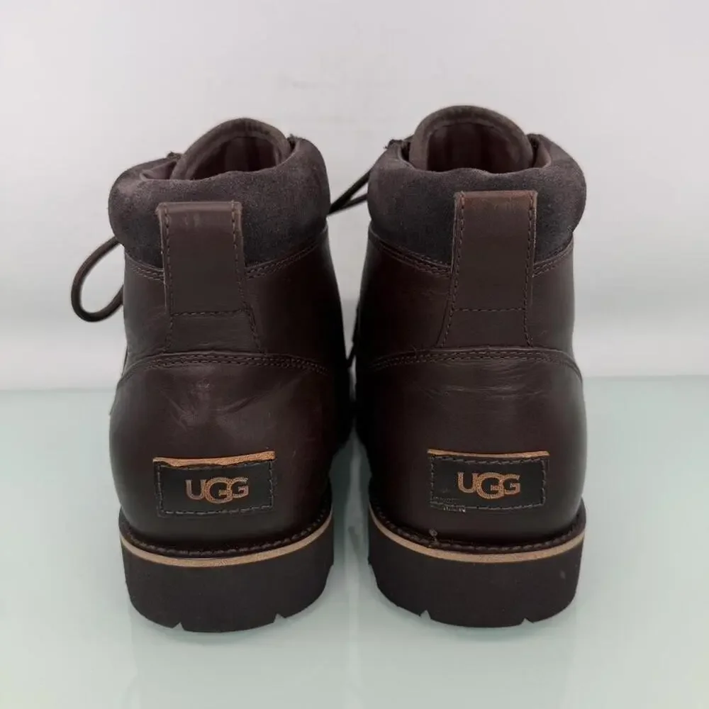 UGG Men's Winter Brown Boot Sz 11 leather wool‎
